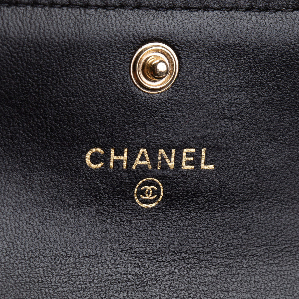 CHANEL Cardholder Interlocking CC