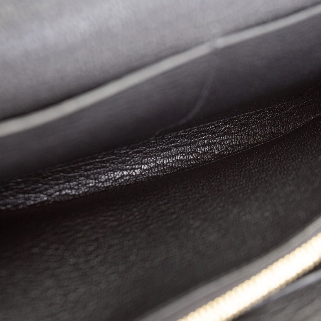 HERMES Chevre Mysore Kelly To Go - Noir/Black