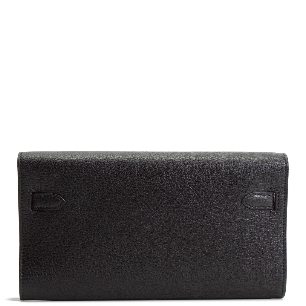 HERMES Chevre Mysore Kelly To Go - Noir/Black
