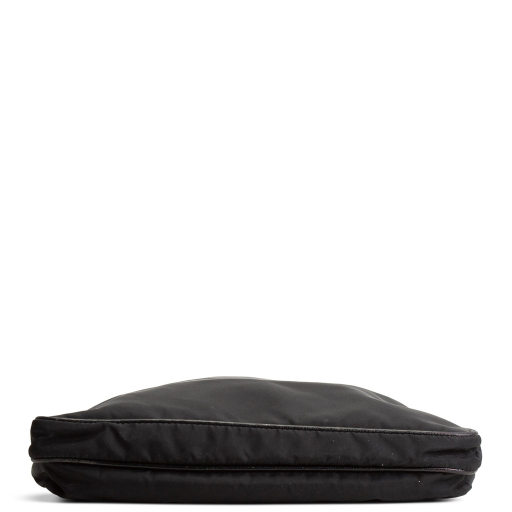PRADA Tessuto Nylon Messenger Bag - Black OULET FINAL SALE