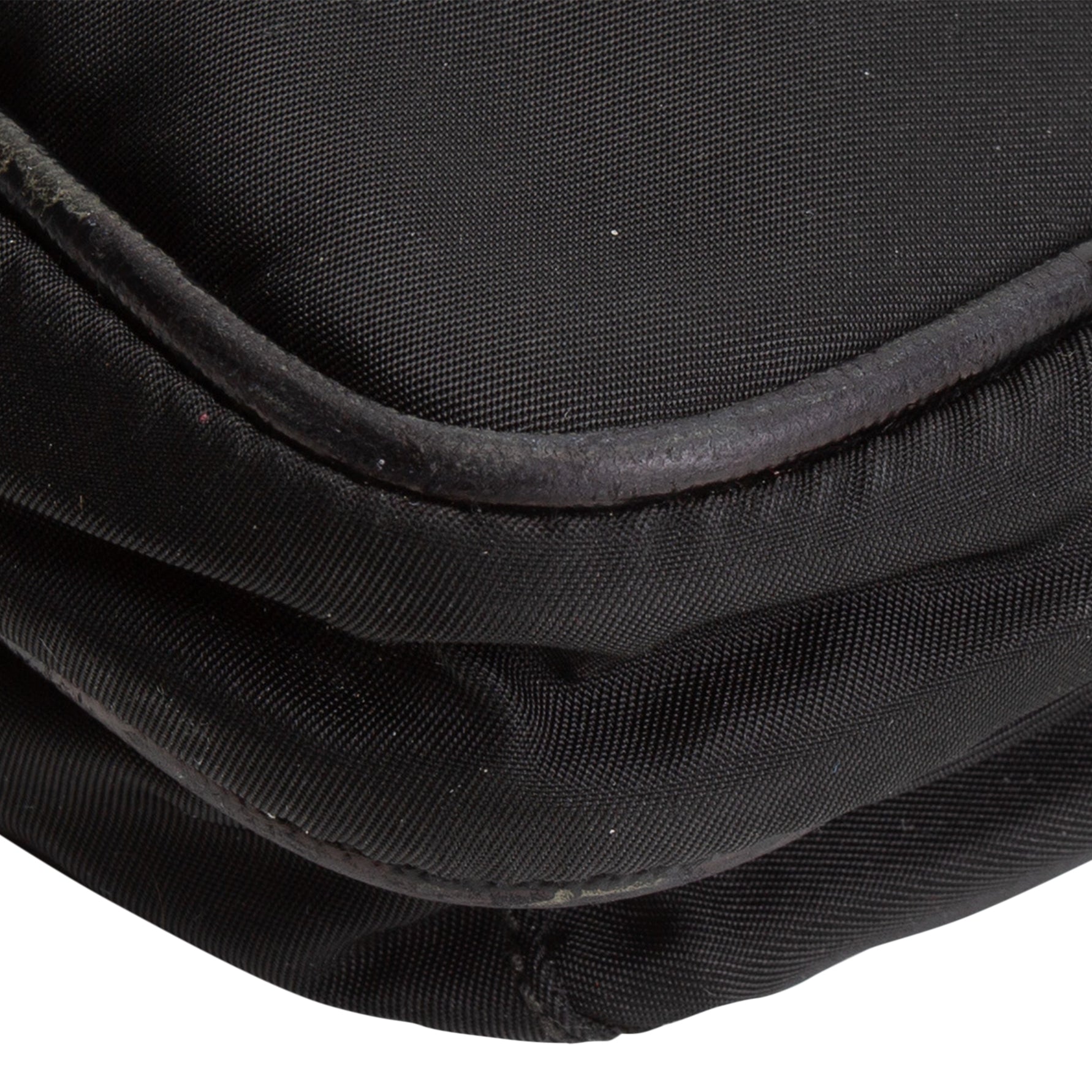 PRADA Tessuto Nylon Messenger Bag - Black OULET FINAL SALE