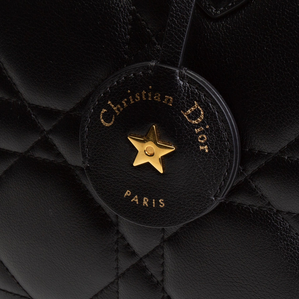 DIOR Cannage Groove Bowling Bag