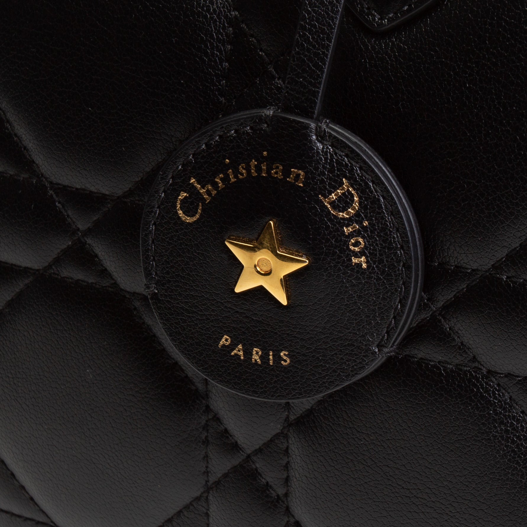 DIOR Cannage Groove Bowling Bag