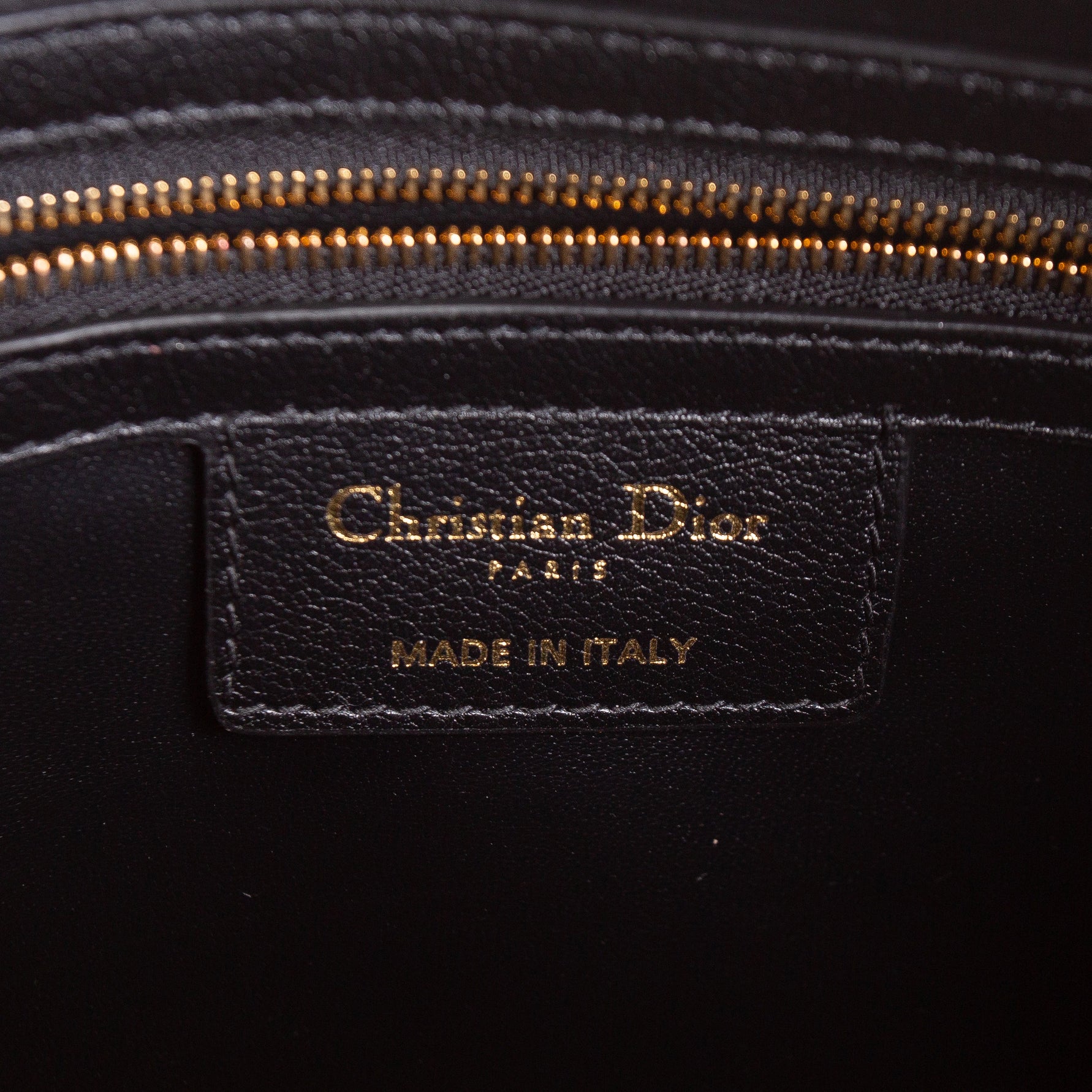 DIOR Cannage Groove Bowling Bag