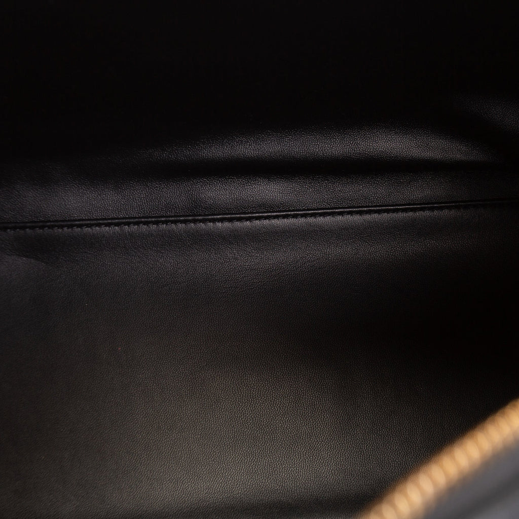 DIOR Cannage Groove Bowling Bag