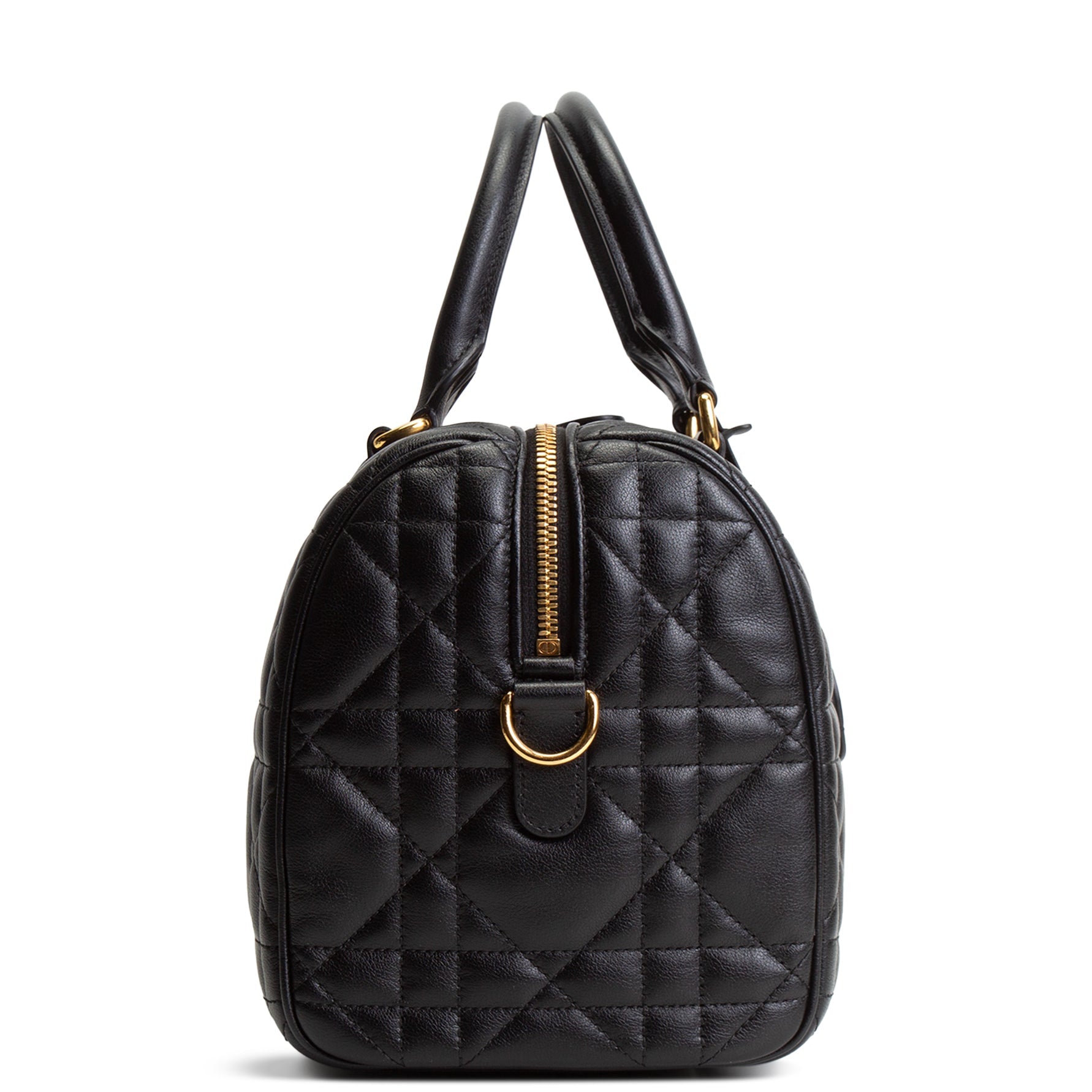 DIOR Cannage Groove Bowling Bag