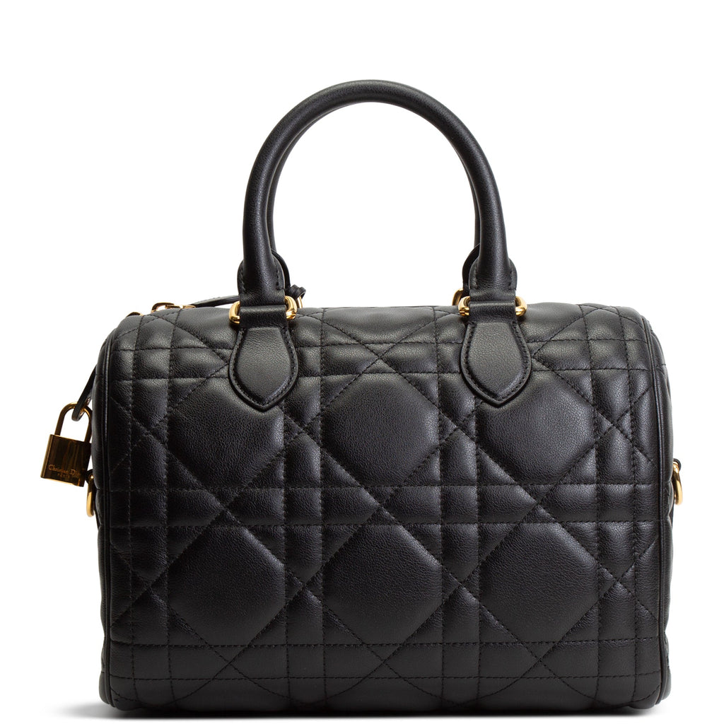 DIOR Cannage Groove Bowling Bag