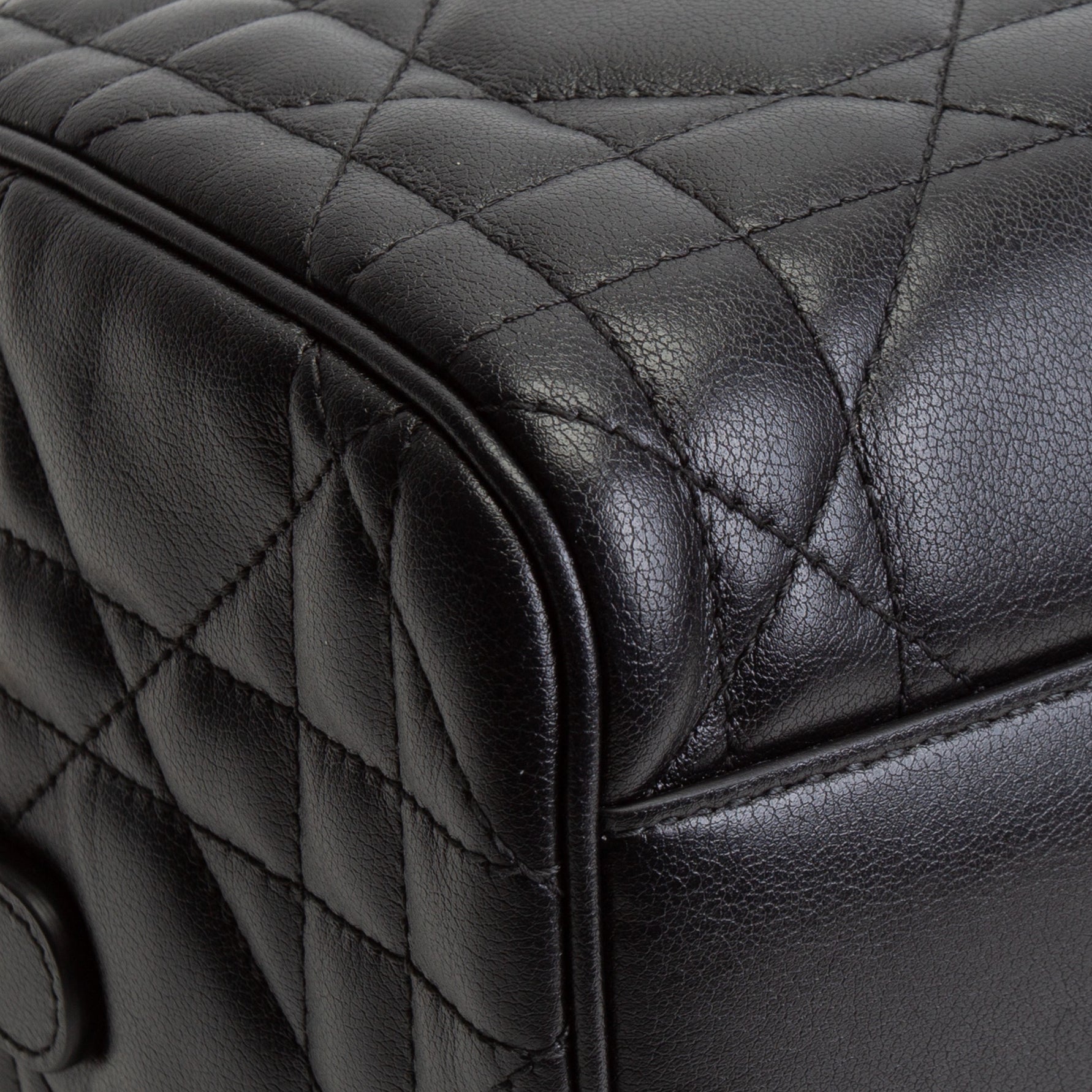 DIOR Cannage Groove Bowling Bag