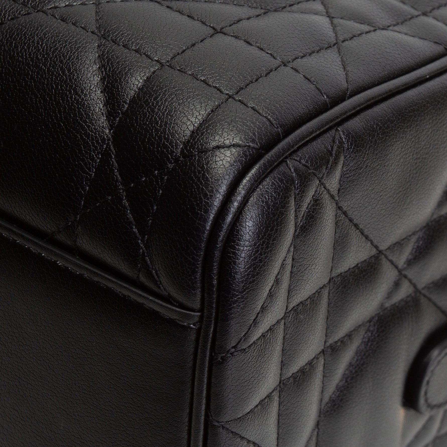 DIOR Cannage Groove Bowling Bag