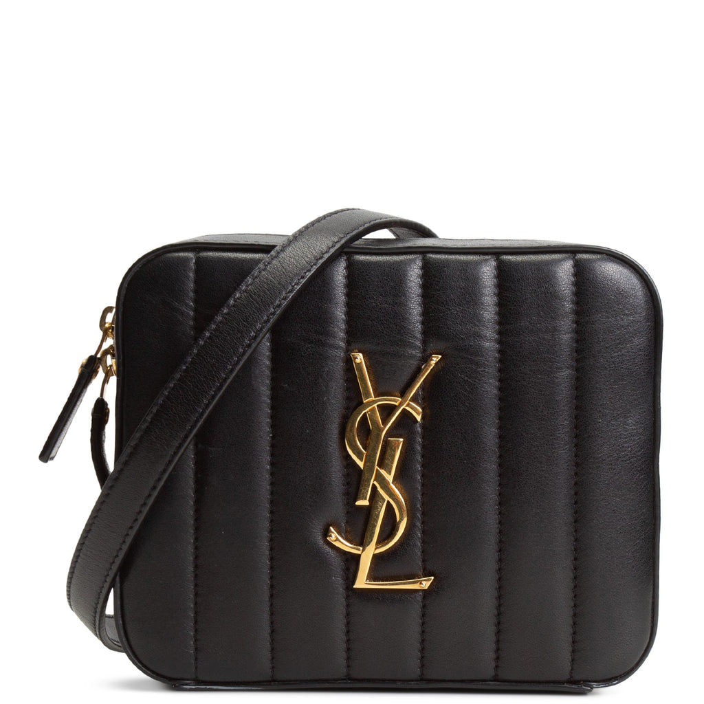 SAINT LAURENT Vicky Belt Bag - Black