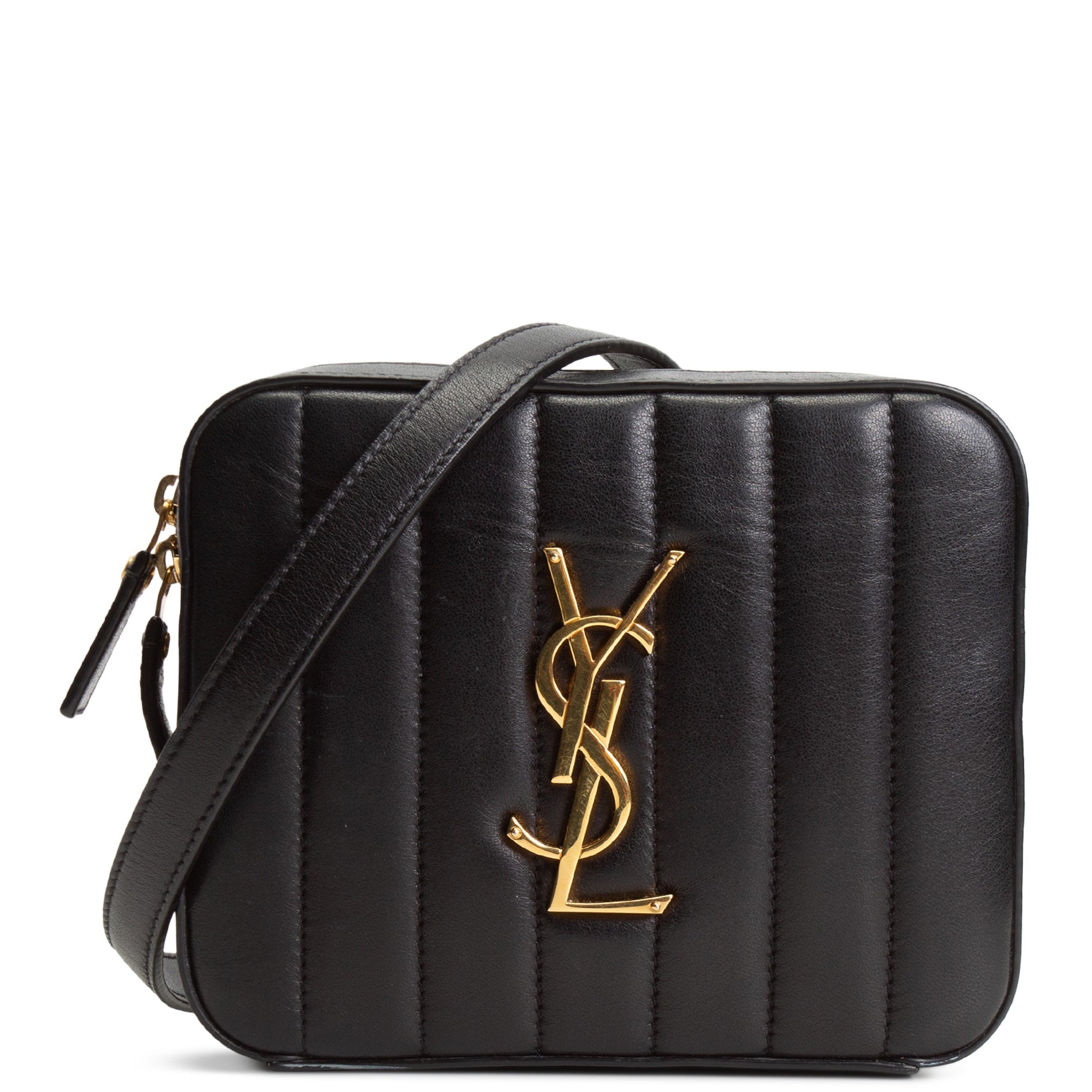 SAINT LAURENT Vicky Belt Bag - Black