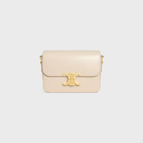 Celine TEEN TRIOMPHE BAG IN shiny calfskin 2025