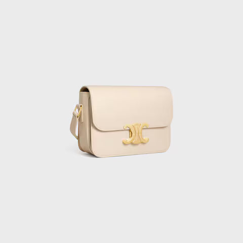 Celine TEEN TRIOMPHE BAG IN shiny calfskin 2025