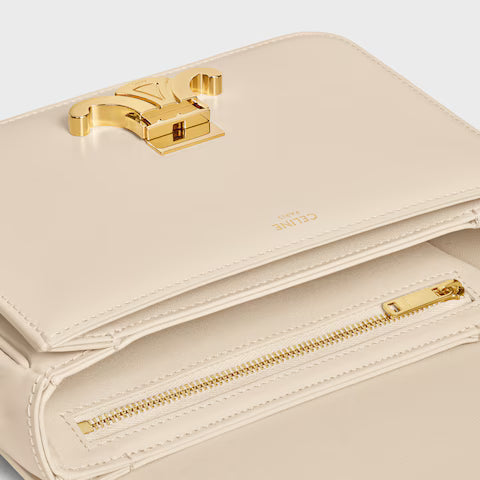 Celine TEEN TRIOMPHE BAG IN shiny calfskin 2025