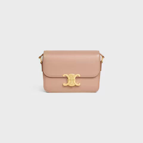 Celine TEEN TRIOMPHE BAG IN shiny calfskin 2025