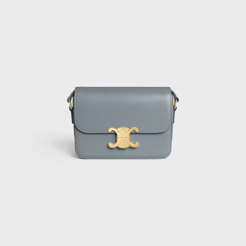 Celine TEEN TRIOMPHE BAG IN shiny calfskin 2025