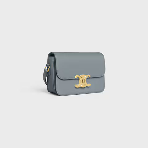 Celine TEEN TRIOMPHE BAG IN shiny calfskin 2025