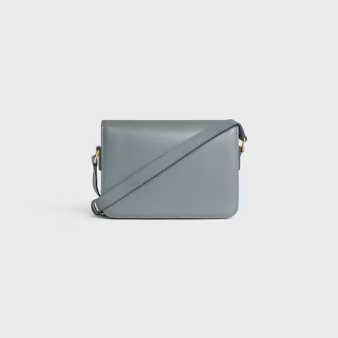 Celine TEEN TRIOMPHE BAG IN shiny calfskin 2025