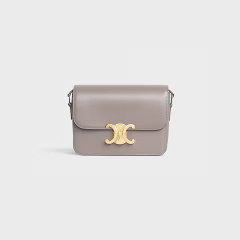 Celine TEEN TRIOMPHE BAG IN shiny calfskin 2025
