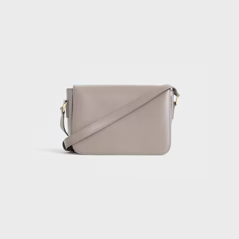 Celine TEEN TRIOMPHE BAG IN shiny calfskin 2025