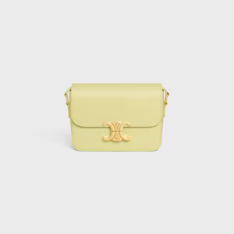 Celine TEEN TRIOMPHE BAG IN shiny calfskin 2025