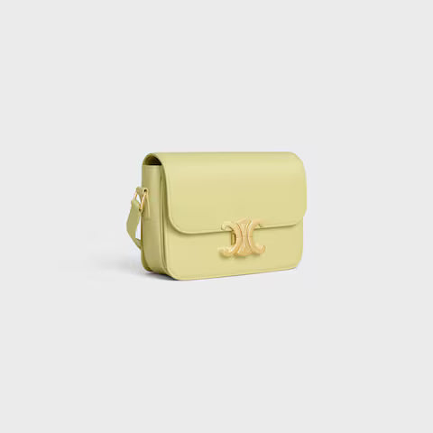 Celine TEEN TRIOMPHE BAG IN shiny calfskin 2025