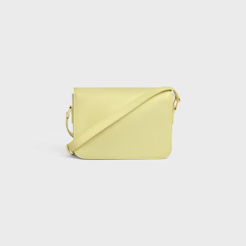 Celine TEEN TRIOMPHE BAG IN shiny calfskin 2025