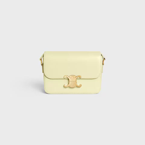 Celine TEEN TRIOMPHE BAG IN shiny calfskin 2025