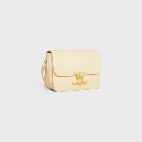 Celine TEEN TRIOMPHE BAG IN shiny calfskin 2025
