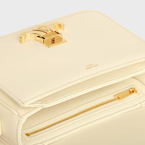 Celine TEEN TRIOMPHE BAG IN shiny calfskin 2025