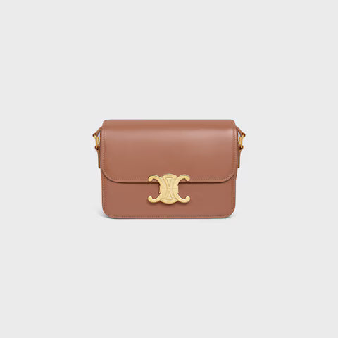 Celine TEEN TRIOMPHE BAG IN shiny calfskin 2025