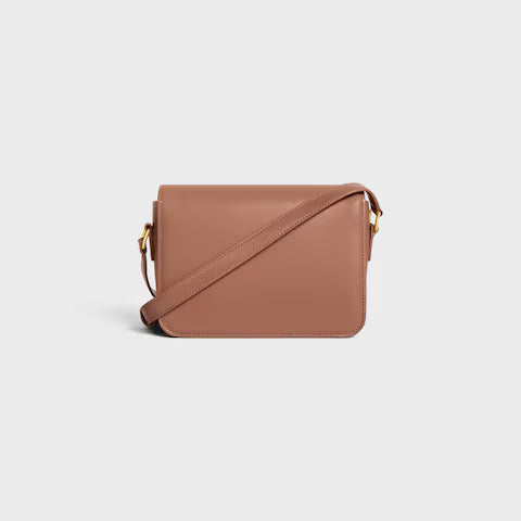 Celine TEEN TRIOMPHE BAG IN shiny calfskin 2025