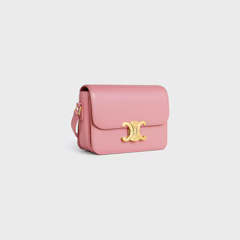 Celine TEEN TRIOMPHE BAG IN shiny calfskin 2025