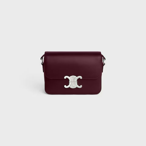 Celine TEEN TRIOMPHE BAG IN shiny calfskin 2025