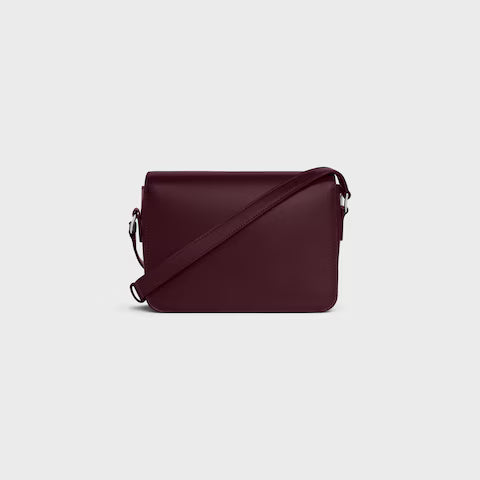 Celine TEEN TRIOMPHE BAG IN shiny calfskin 2025