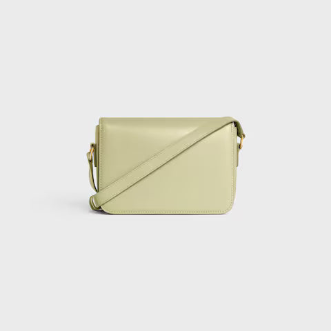 Celine TEEN TRIOMPHE BAG IN shiny calfskin 2025