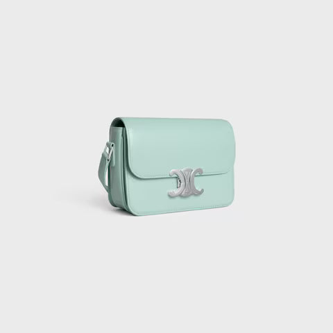 Celine TEEN TRIOMPHE BAG IN shiny calfskin 2025