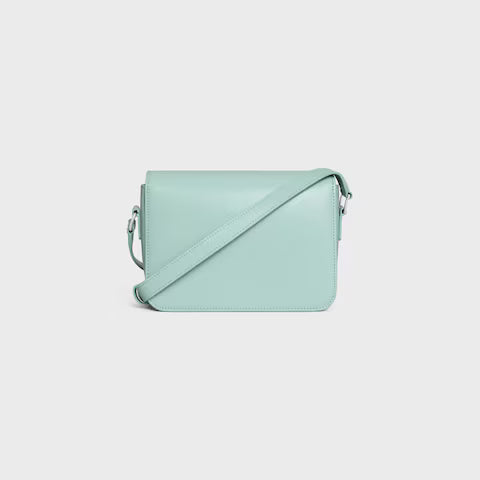 Celine TEEN TRIOMPHE BAG IN shiny calfskin 2025