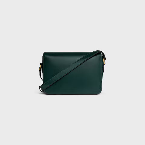 Celine TEEN TRIOMPHE BAG IN shiny calfskin 2025