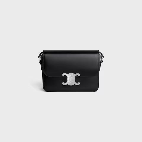 Celine TEEN TRIOMPHE BAG IN shiny calfskin 2025