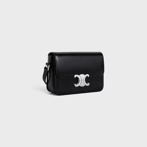 Celine TEEN TRIOMPHE BAG IN shiny calfskin 2025