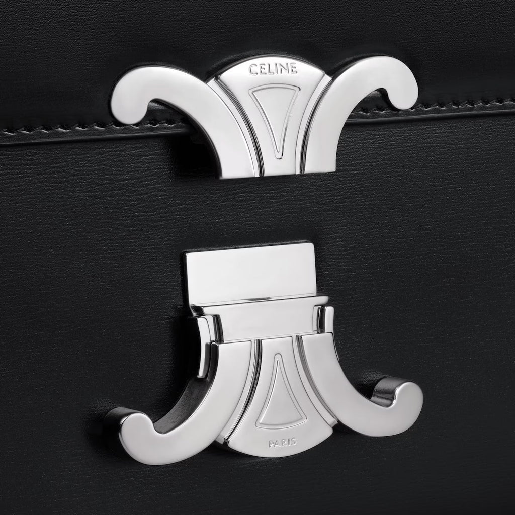 Celine TEEN TRIOMPHE BAG IN shiny calfskin 2025