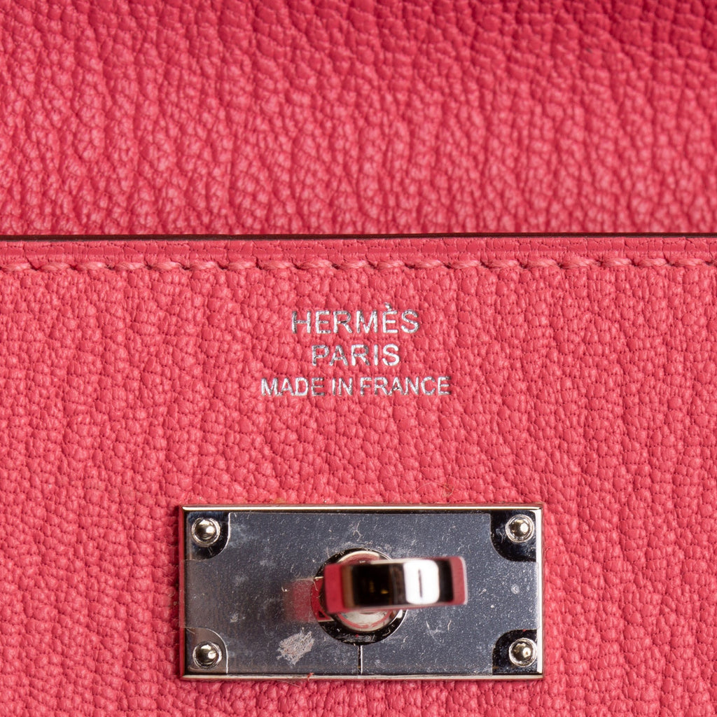 HERMES Kelly Wallet Mysore Goatskin - Rose Lipstick