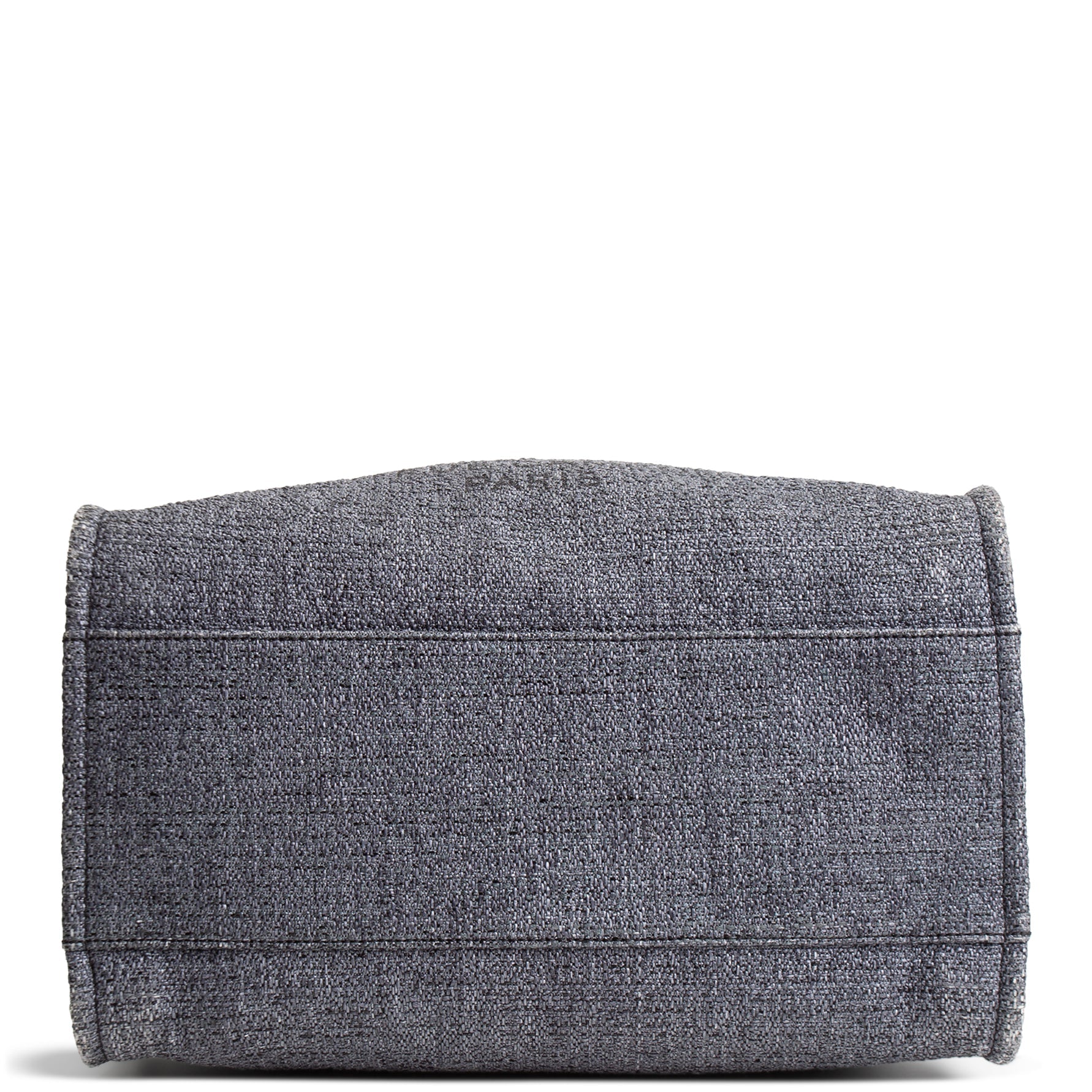 CHANEL Lurex Medium Deauville Shopping Tote - Navy