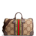 GUCCI Savoy Web Jumbo GG Large Duffle Bag