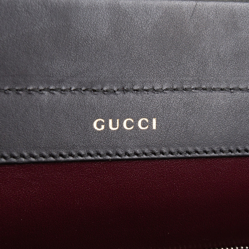 GUCCI Medium Zumi Satchel - Black