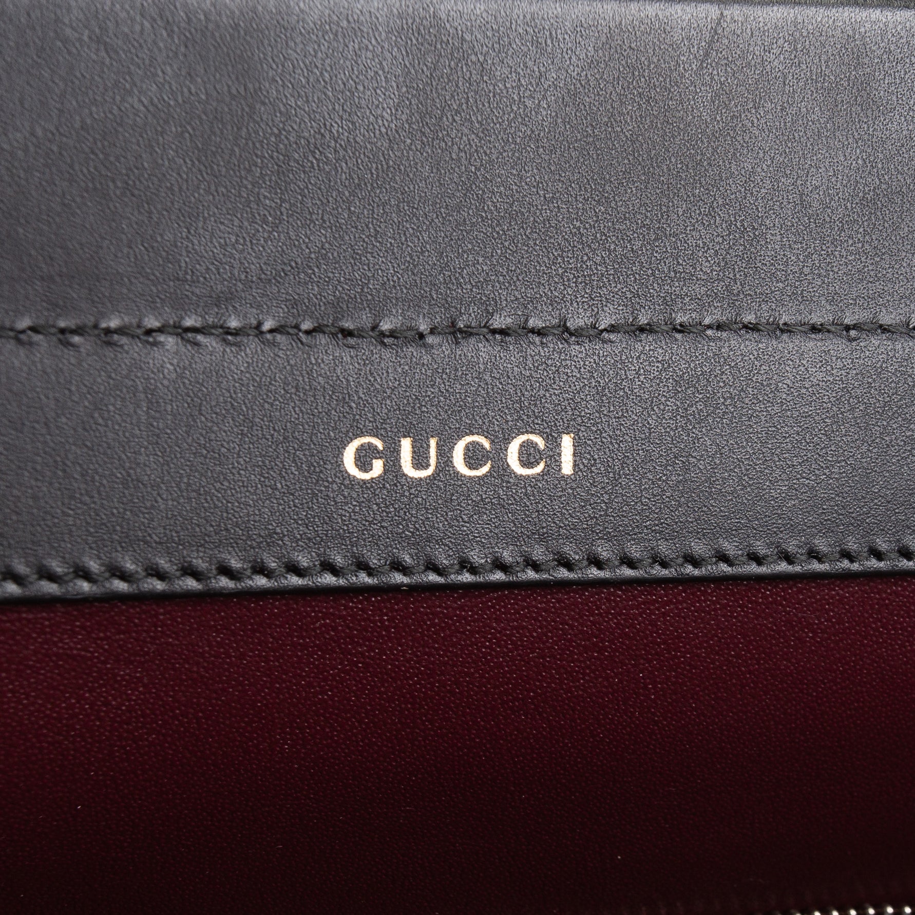 GUCCI Medium Zumi Satchel - Black