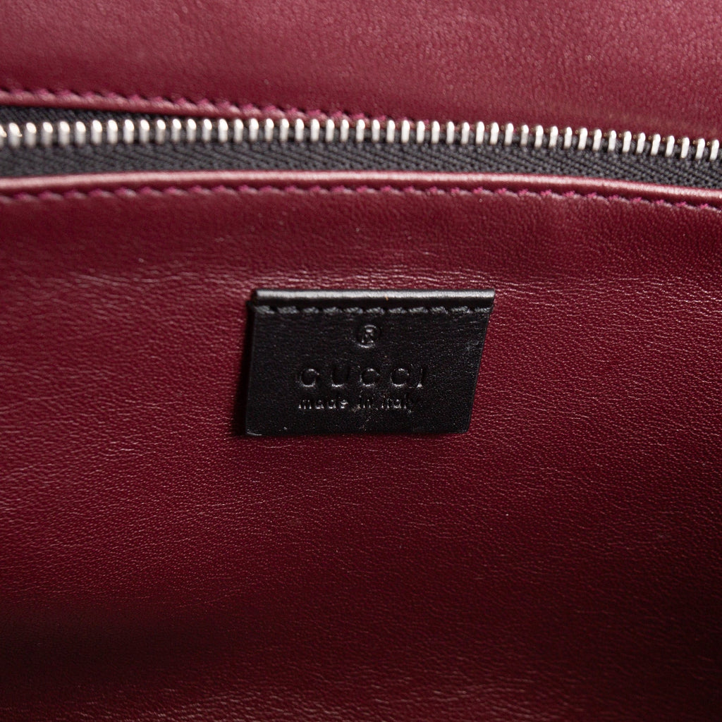 GUCCI Medium Zumi Satchel - Black