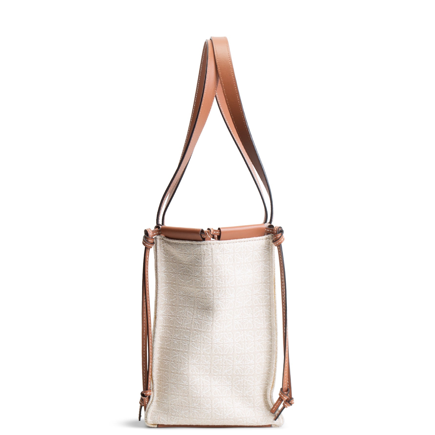 LOEWE Canvas Monogram Cushion Tote - Neutral