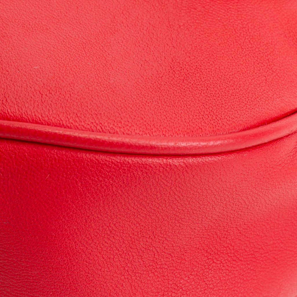 BOTTEGA VENETA Intrecciato Round Belt Bag - Red